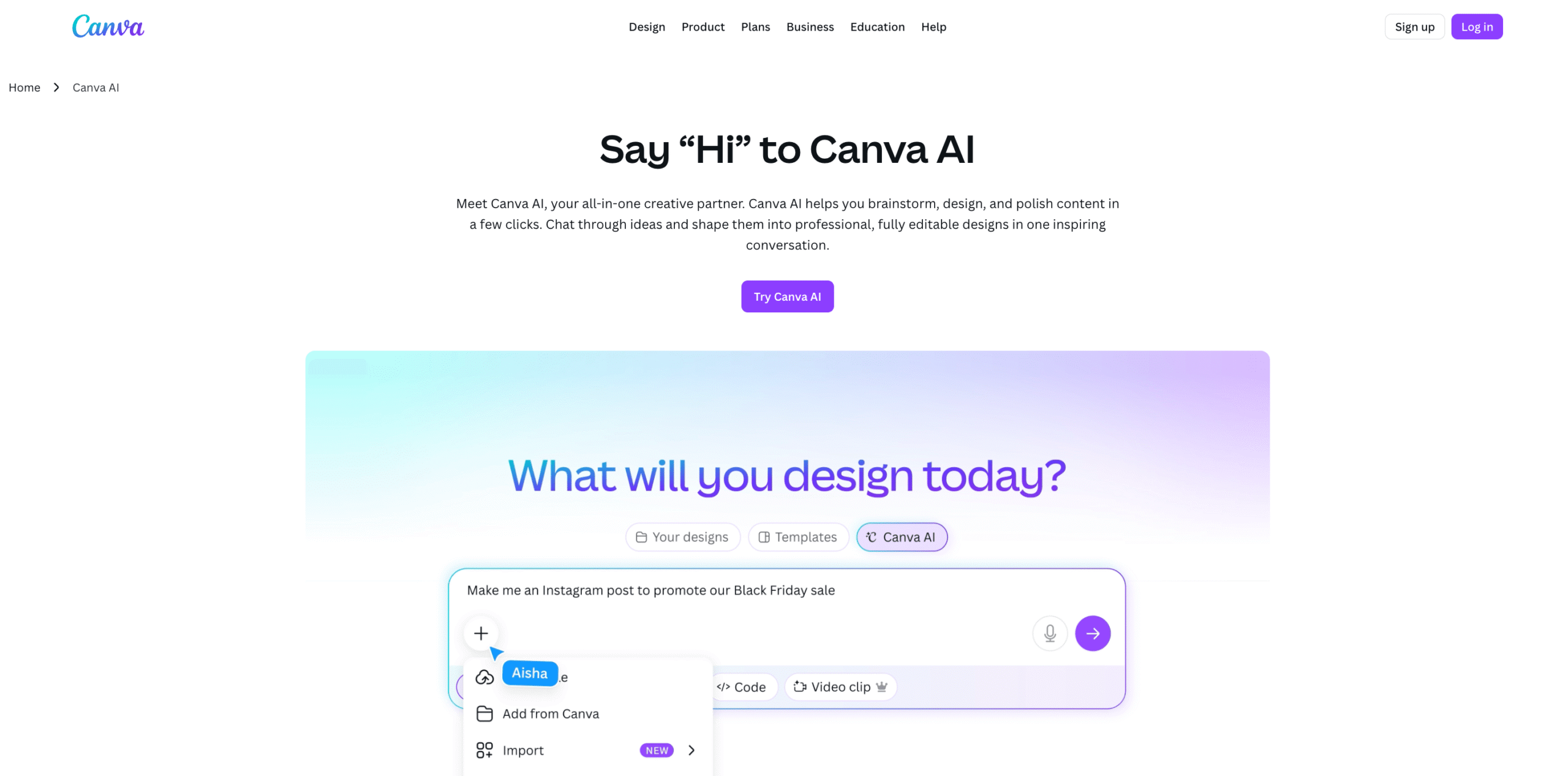 Canva AI
