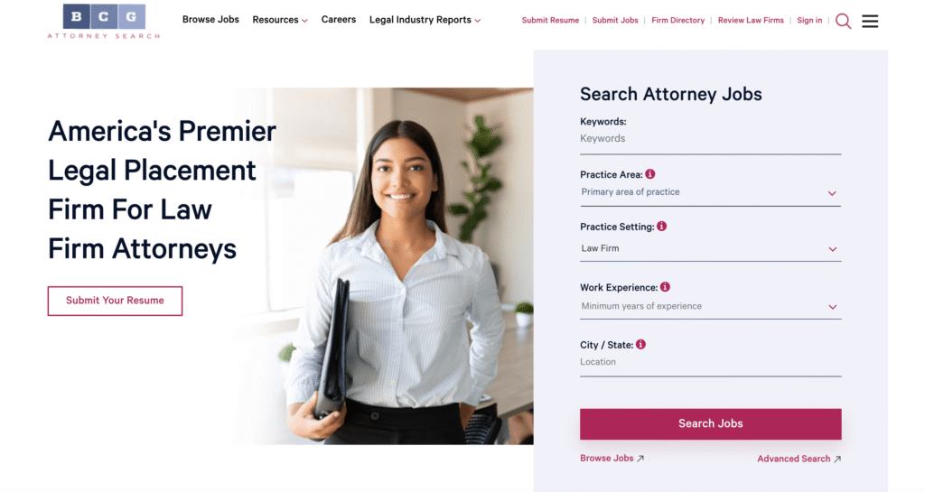 BCG Attorney Search