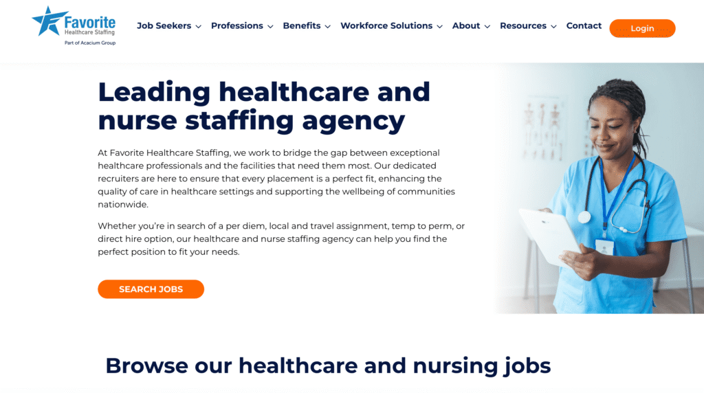 Favorite Healthcare Staffing