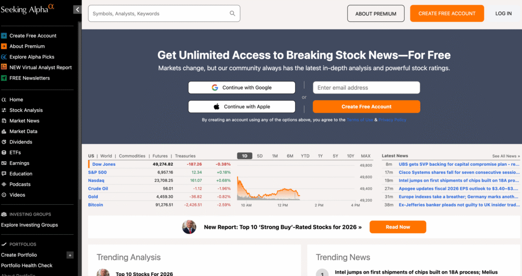 Seeking Alpha Premium