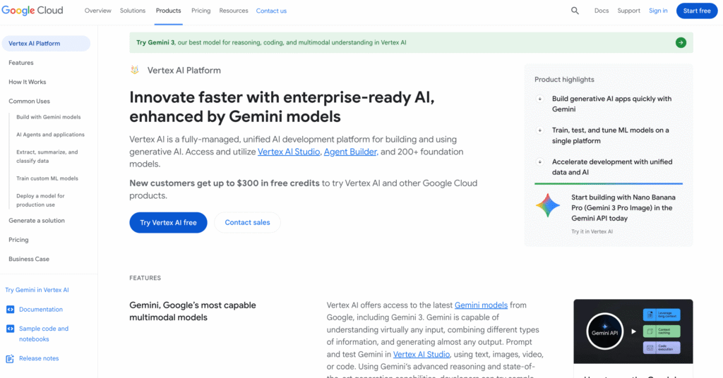 Google Cloud Vertex AI