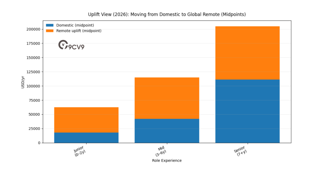 Uplift View (2026): Moving From Domestic To Global Remote (Midpoints)