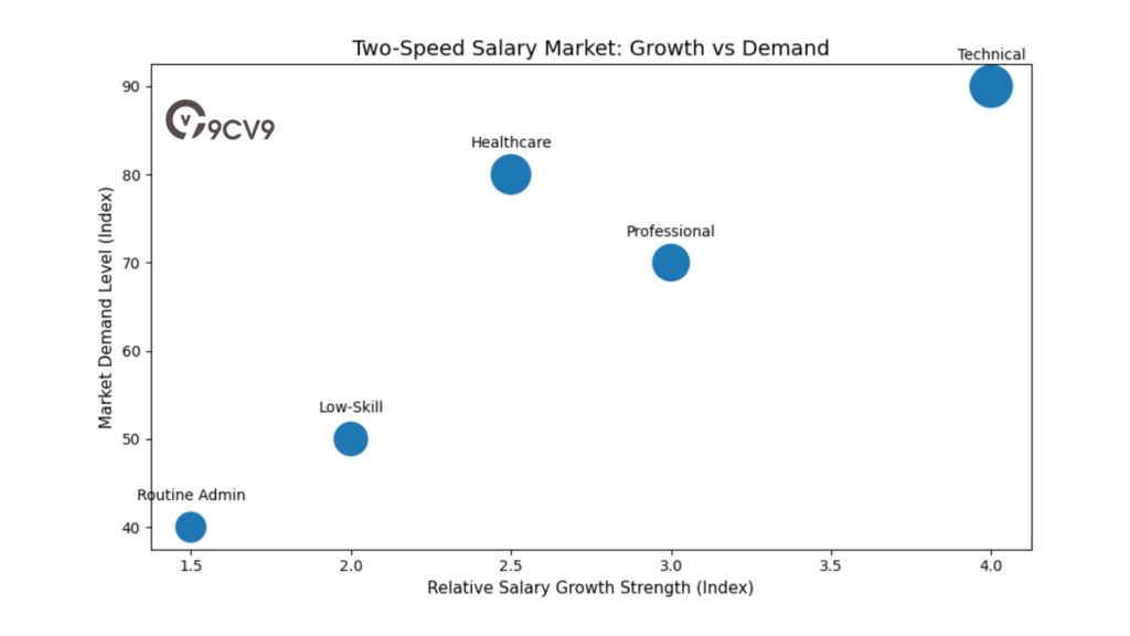 Two-Speed Salary Market: Growth Vs Demand