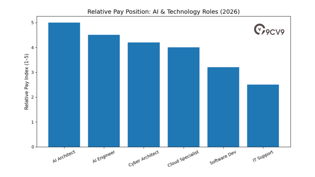 Relative Pay Position: AI & Technology Roles (2026)