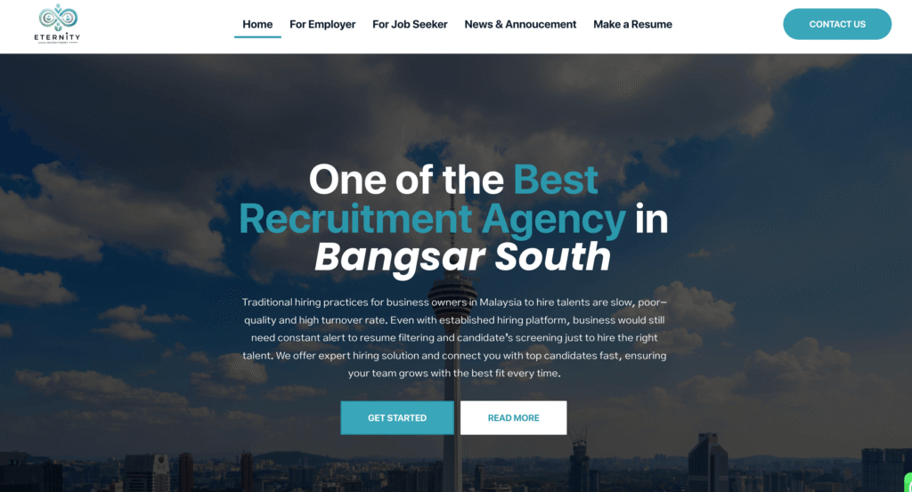 Eternity Recruitment (Agensi Pekerjaan Eternity Sdn Bhd)