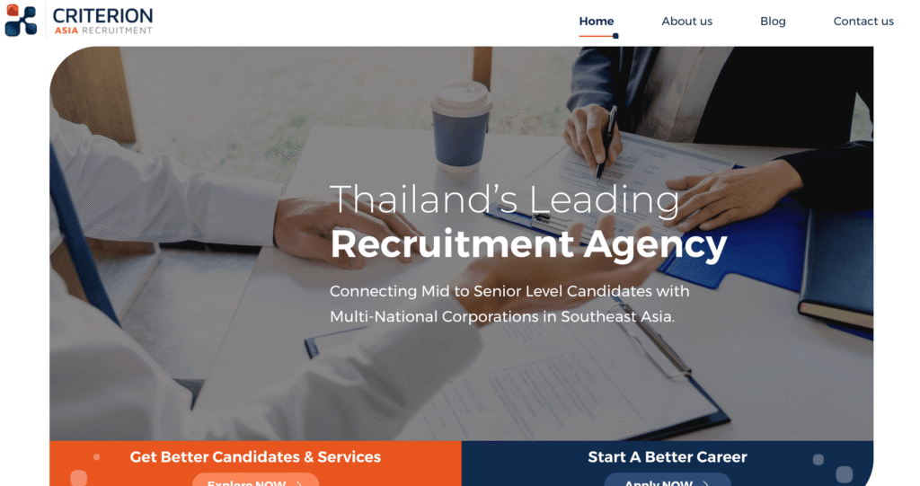 Criterion Asia Recruitment