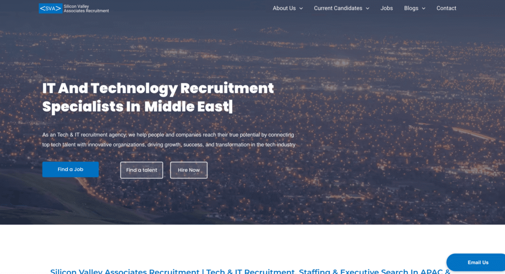 Silicon Valley Associates (SVA) Recruitment