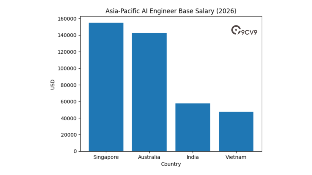 Asia-Pacific AI Engineer Base Salary (2026)