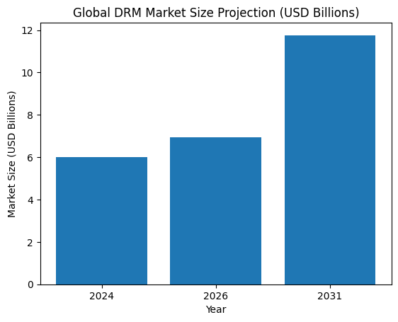 Global DRM Market Size Projection (USD Billions)