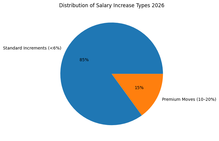 Distribution of Salary Increase Types 2026