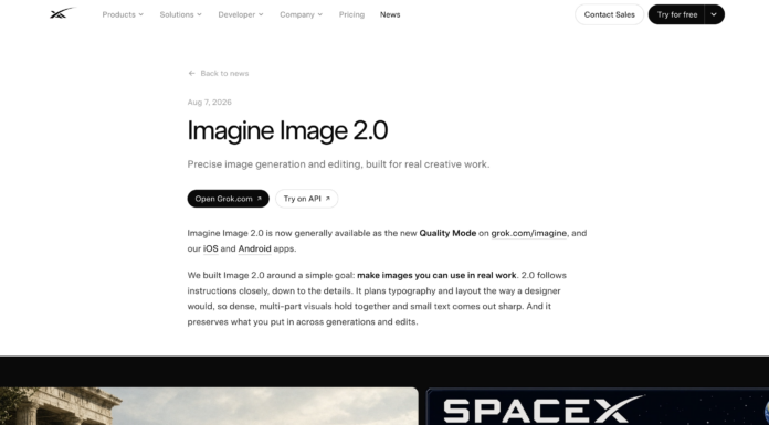 xAI: Grok Imagine Image 2.0. What it is and How It Works Grok Imagine Image 2.0