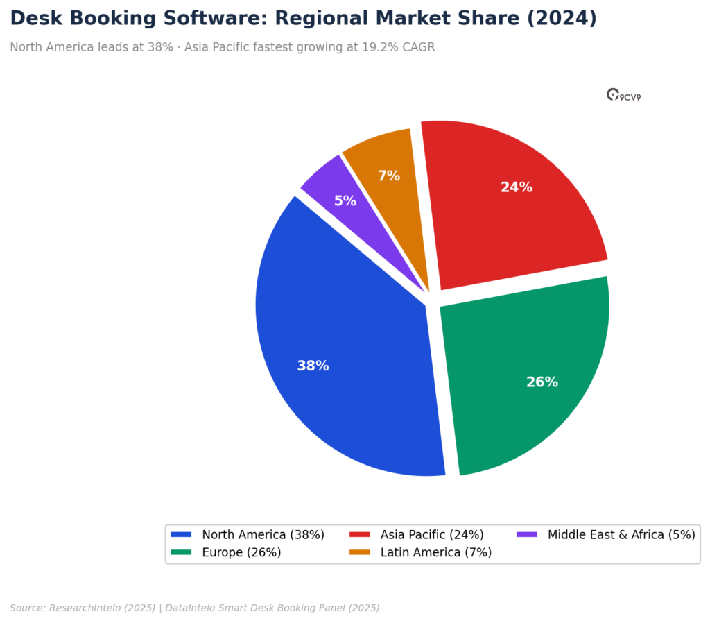 Desk Booking Software Regional Market Share