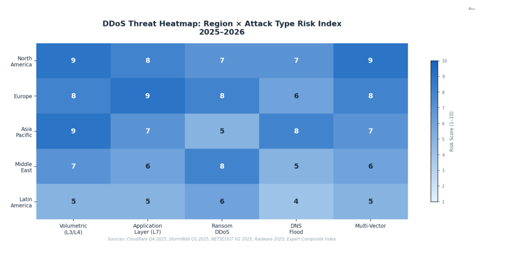 DDoS Threat Heatmap