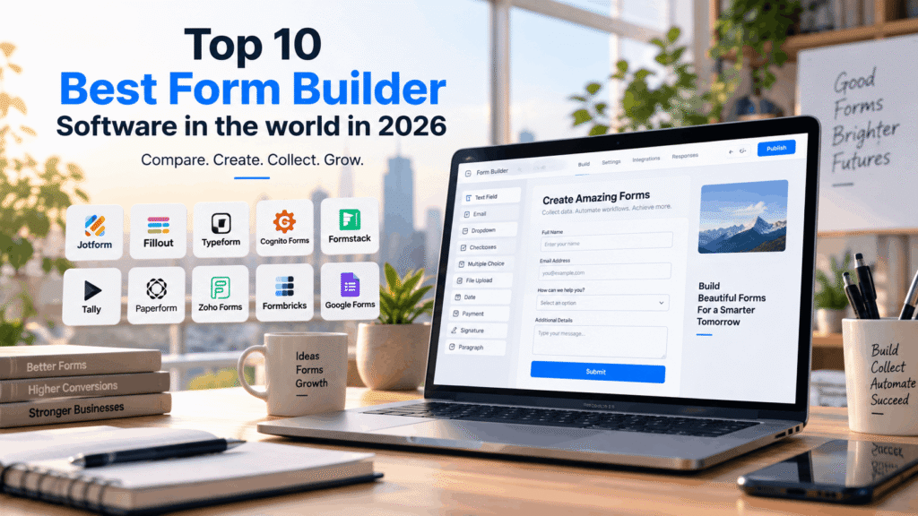 Top 10 Best Form Builder Software To Try in 2026