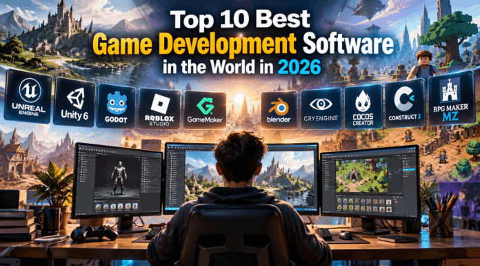 Top 10 Best Game Development Software To Try in 2026 Top 10 Best Game Development Software To Try in 2026