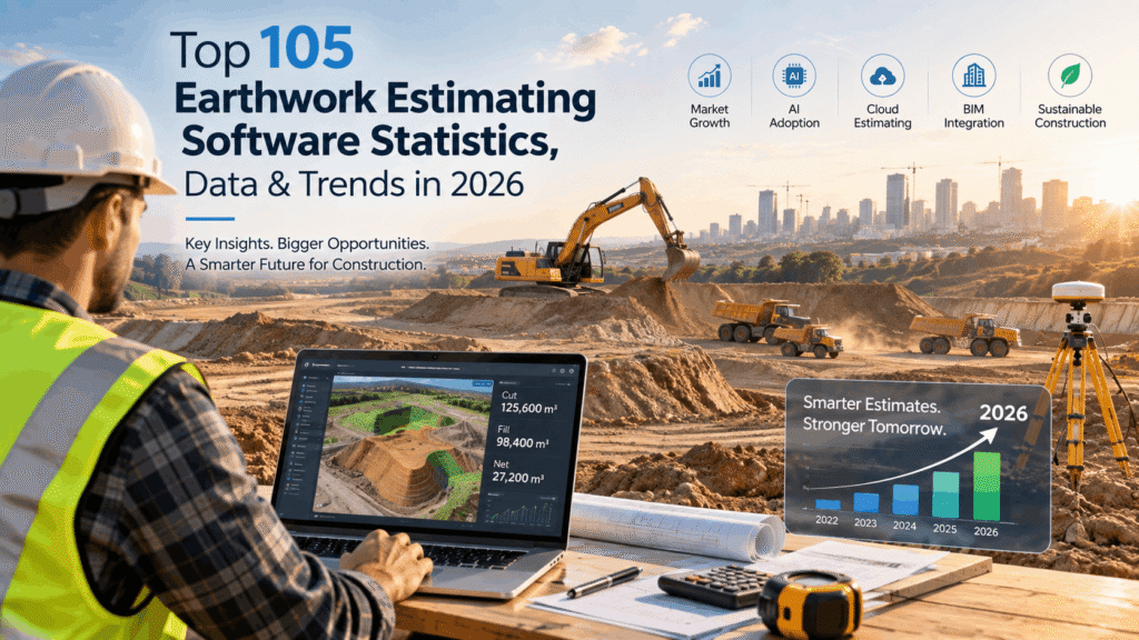 Top 105 Earthwork Estimating Software Statistics, Data & Trends in 2026