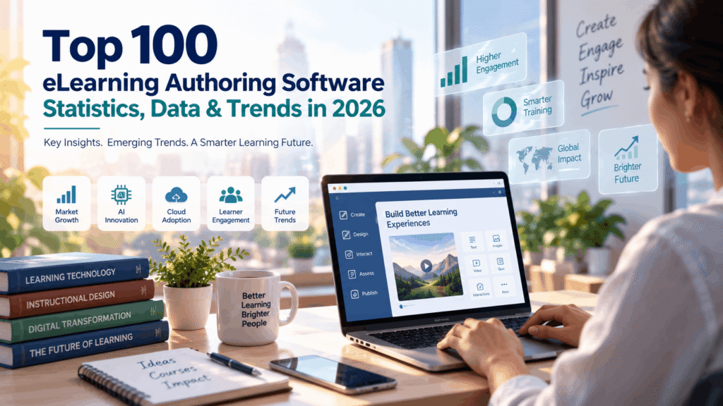 Top 100 eLearning Authoring Software Statistics, Data & Trends in 2026