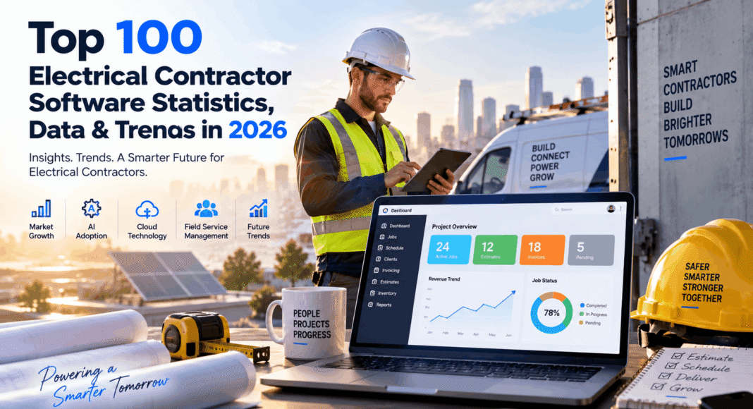 Top 100 Electrical Contractor Software Statistics, Data & Trends in 2026