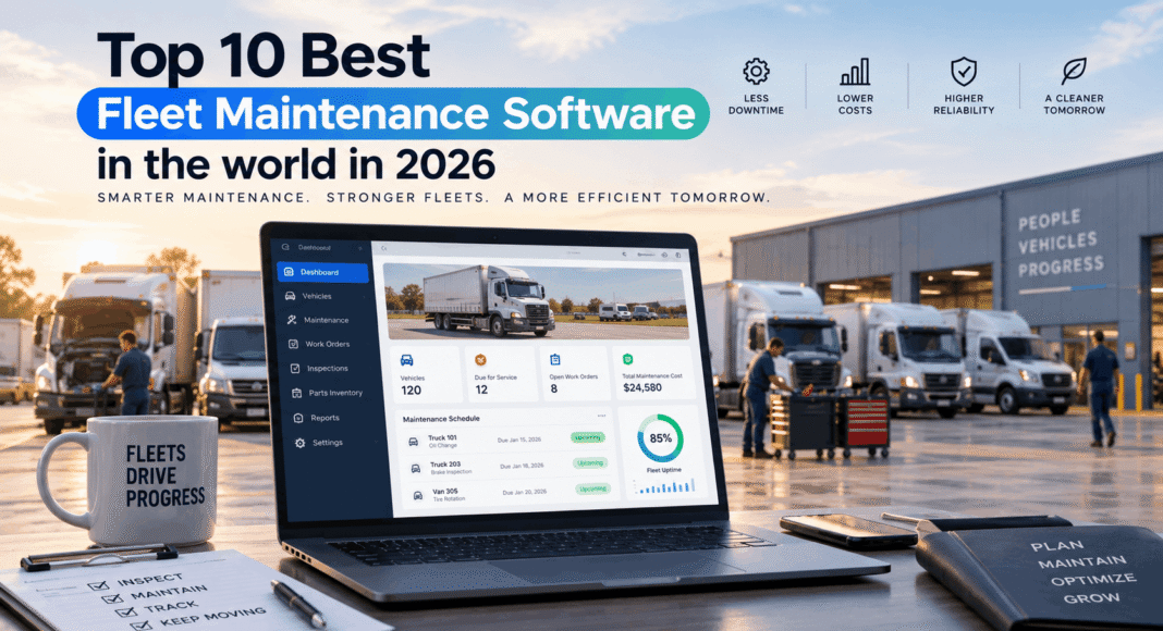 Top 10 Best Fleet Maintenance Software To Try in 2026