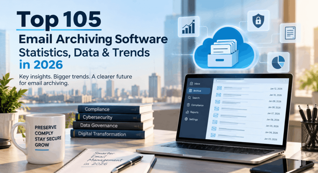 Top 105 Email Archiving Software Statistics, Data & Trends in 2026