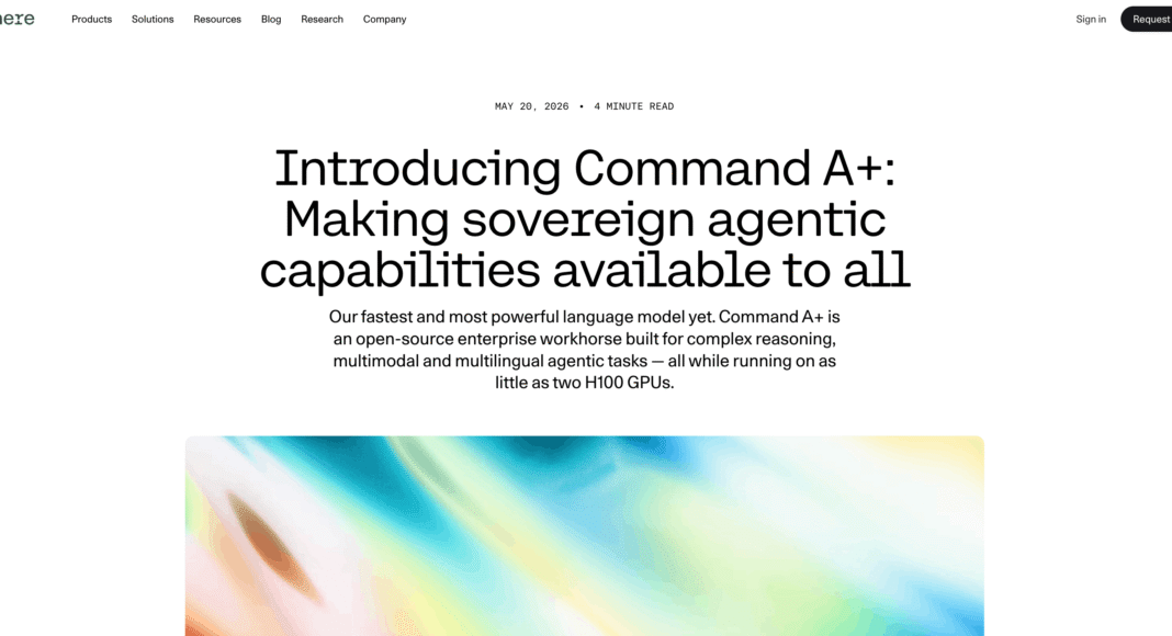 What is Cohere: Command A+ Model, How It Works & Its Use Cases