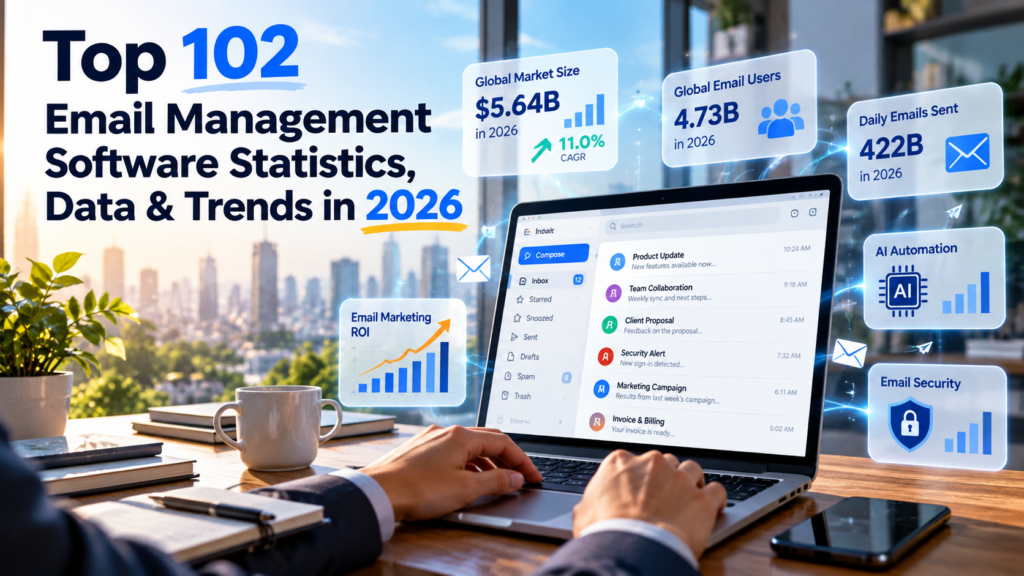 Top 102 Email Management Software Statistics, Data & Trends in 2026