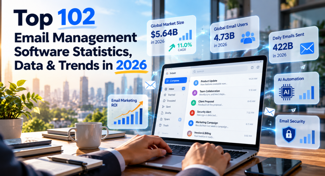 Top 102 Email Management Software Statistics, Data & Trends in 2026