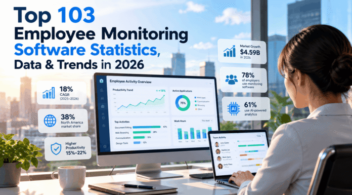 Top 103 Employee Monitoring Software Statistics, Data & Trends in 2026 Top 103 Employee Monitoring Software Statistics, Data & Trends in 2026