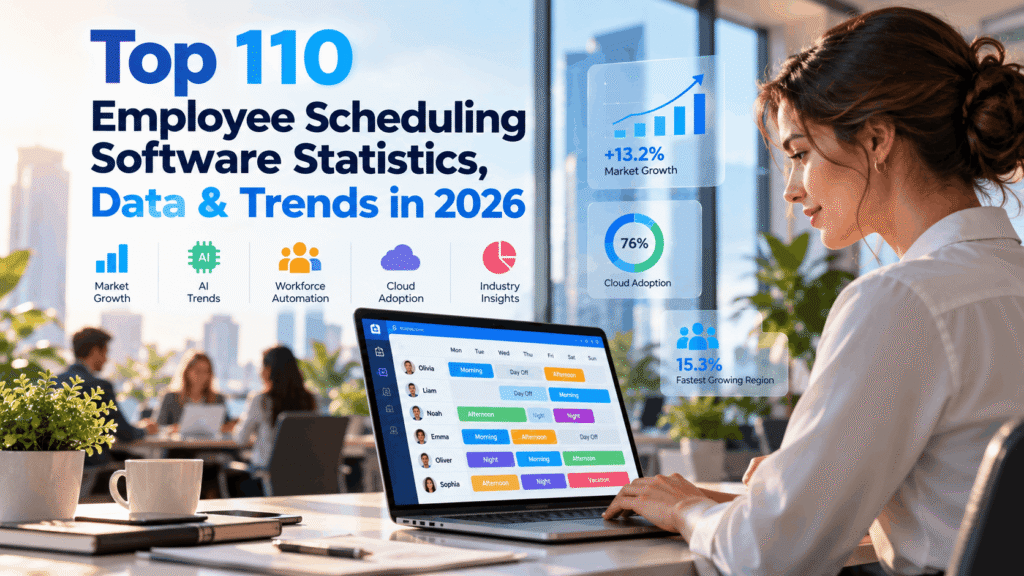 Top 110 Employee Scheduling Software Statistics, Data & Trends in 2026