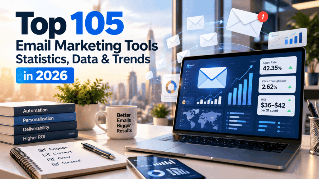 Top 105 Email Marketing Tools Statistics, Data & Trends in 2026